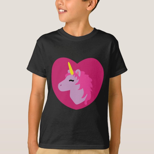 Camiseta rosa unicornio (Anverso)