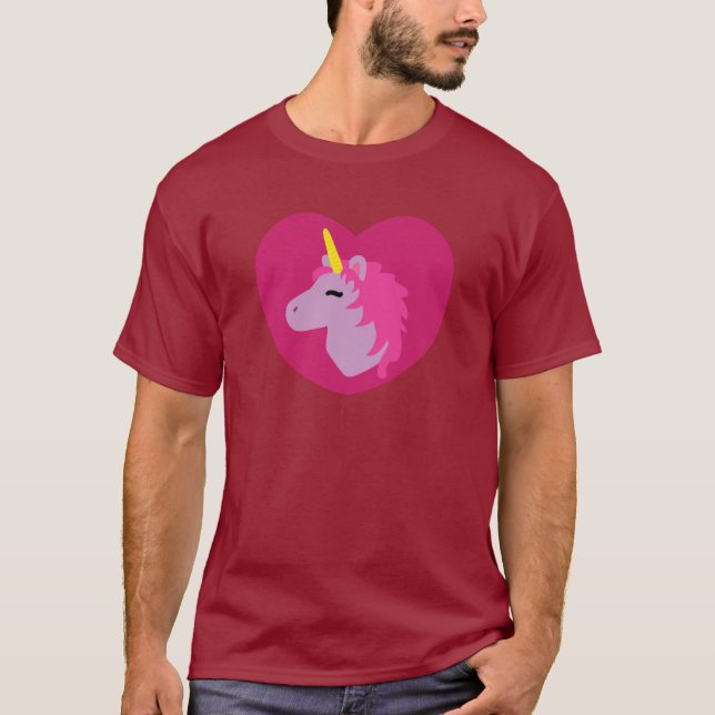 Camiseta rosa unicornio (Anverso)