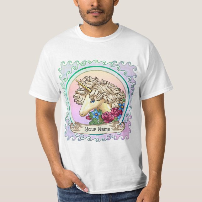 Camiseta Rosa Unicornio  (Anverso)