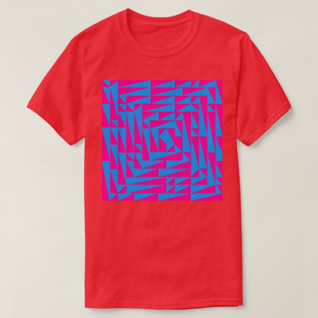 Camiseta Rosa y azul (Diseño del anverso)