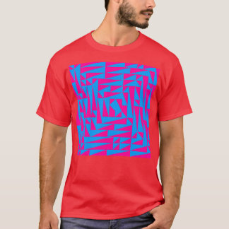 Camiseta Rosa y azul