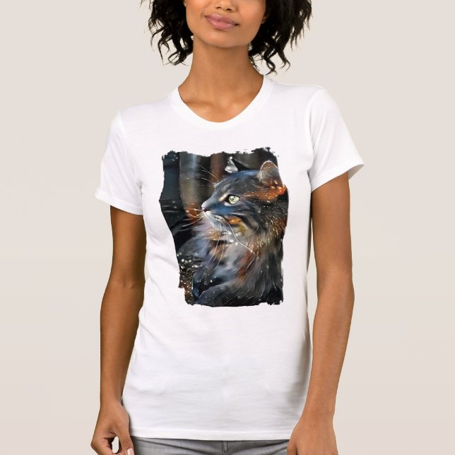 Camiseta Rosa y luz mágica (Anverso)