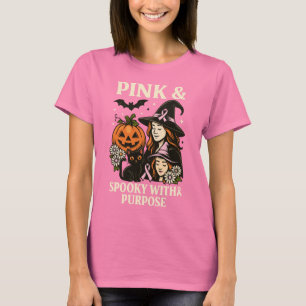 Camiseta Rosa y Spooky con Propósito - Halloween