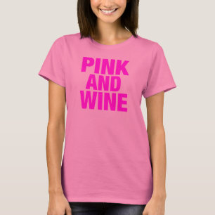 Camiseta Rosa y Vino