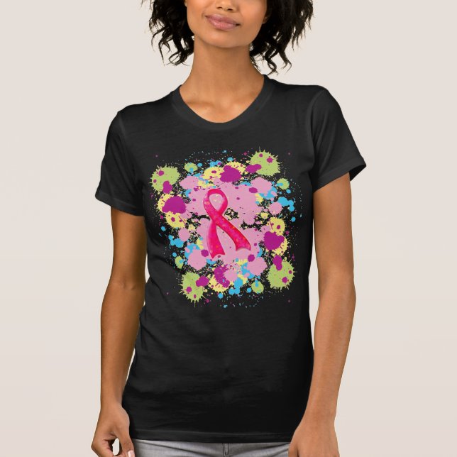 Camiseta rosada de la cinta de Splat (Anverso)