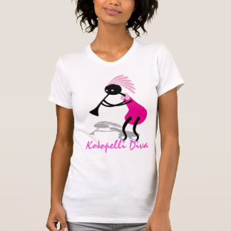 CAMISETA ROSADA DE LA DIVA DE KOKOPELLI