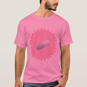 Camiseta Rosada de la laca