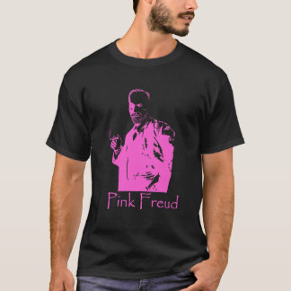 Camiseta rosada de la oscuridad de Freud