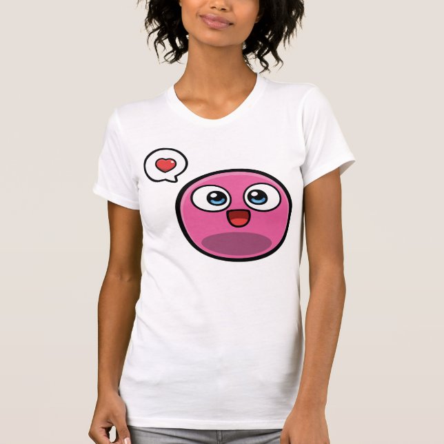 Camiseta rosada de las señoras del abucheo (Anverso)