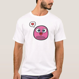 Camiseta rosada de los hombres del abucheo