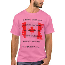 Camiseta Rosada Día de Canadá