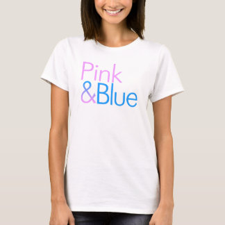 Camiseta ROSADA y AZUL