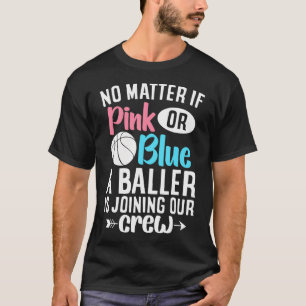 Camiseta Rosado O Azul Un Baller De Baloncesto De Género Re