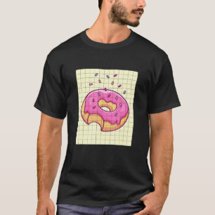 Camiseta Rosado Sprinkle Donut Doughnut Alimento de aliment