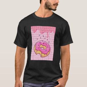 Camiseta Rosado Sprinkle Donut Doughnut Alimento para alime