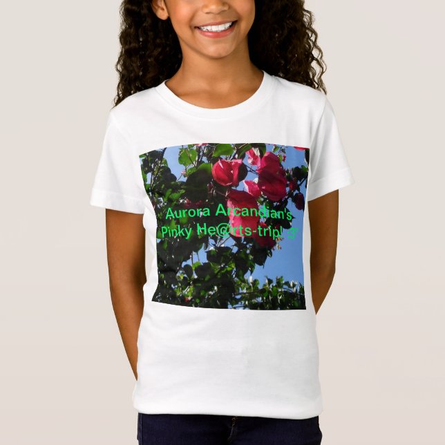 Camiseta ¡Rosado-Viaje del ` s de la aurora! : 3 (Anverso)