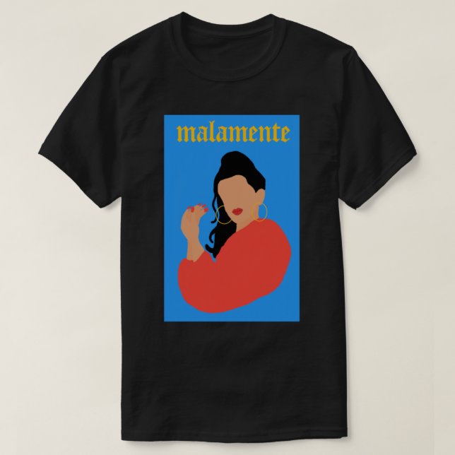Camiseta Rosalia Malamente (Diseño del anverso)