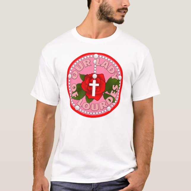 Camiseta Rosario nuestra señora de Lourdes (Anverso)