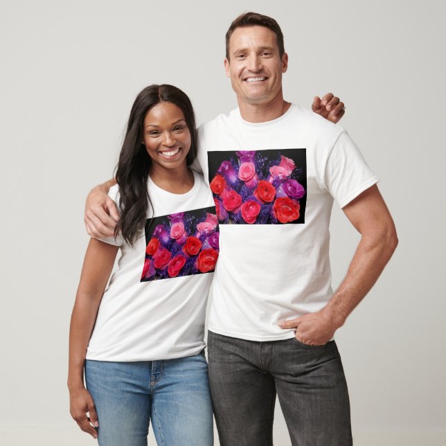 Camiseta Rosas (Unisexo)
