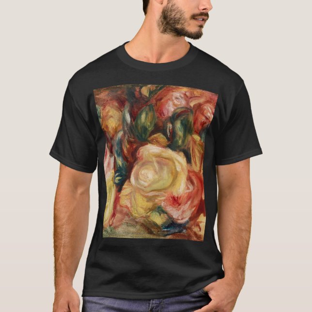 Camiseta Rosas (1912) de Pierre-Auguste Renoir (Anverso)