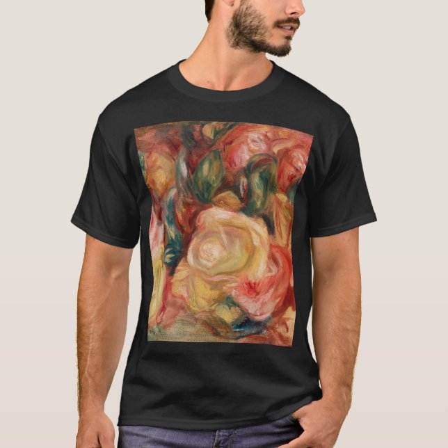 Camiseta Rosas (1912) de Pierre-Auguste Renoir Bella Artes (Anverso)
