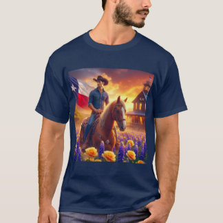 Camiseta Rosas amarillas en Texas