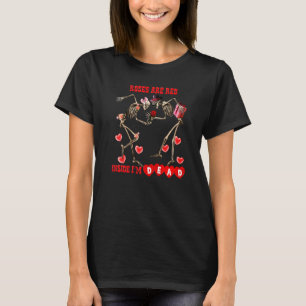 Camiseta Rosas bailarines de San Valentín son rojos dentro