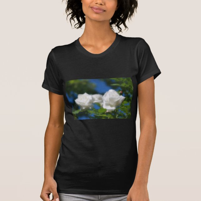 Camiseta Rosas blancas (Anverso)