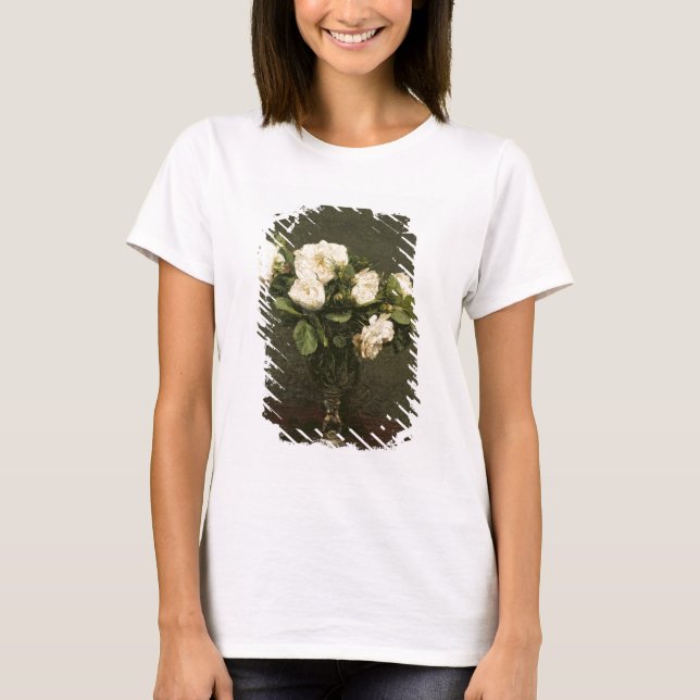 Camiseta Rosas blancas, 1875 (aceite sobre lienzo) (Anverso)