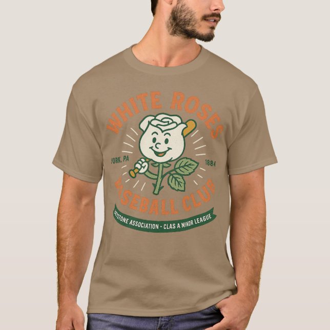 Camiseta Rosas blancas de York - Pensilvania (Anverso)