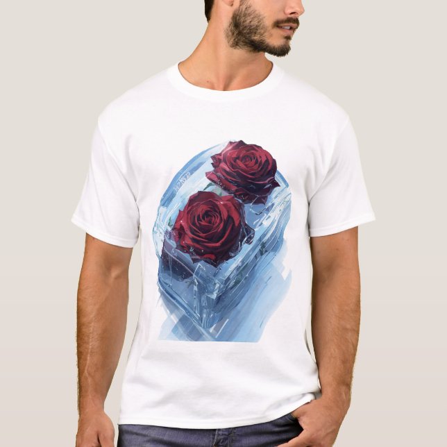 Camiseta Rosas Congeladas (Anverso)