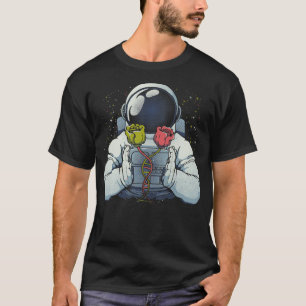 Camiseta Rosas de ADN de astronauta de Tobe Fonseca