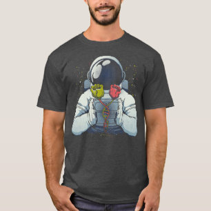 Camiseta Rosas de ADN de astronauta de Tobe Fonseca
