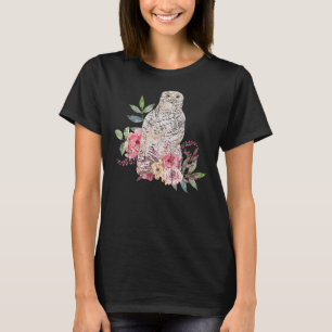 Camiseta Rosas de animales de la Selva de Aves depredadores