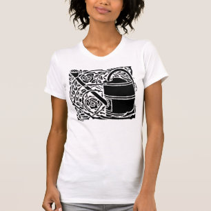 Camiseta Rosas de Art Nouveau y latas de agua