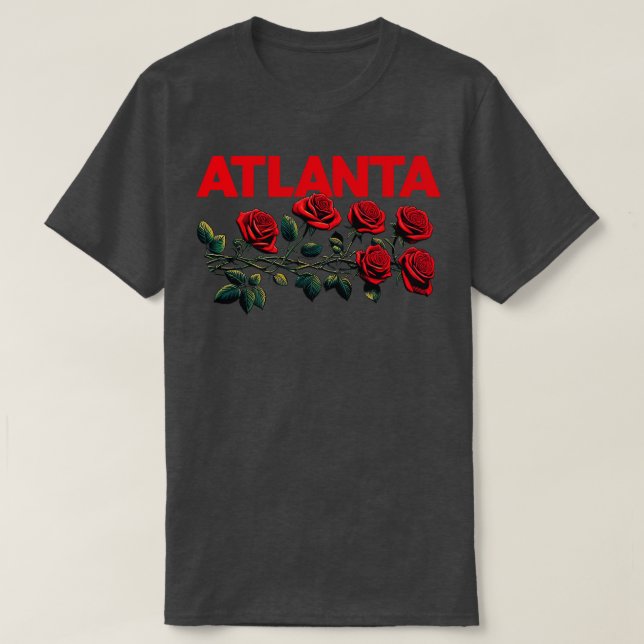 Camiseta Rosas de Atlanta (Diseño del anverso)