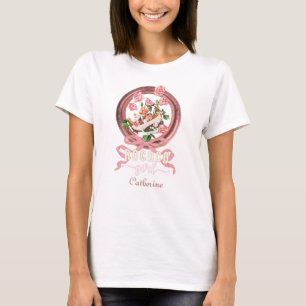 Camiseta Rosas de Chica de Rococo rosa clásico lindo nombre