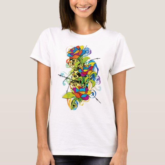 Camiseta Rosas_de_color (Anverso)