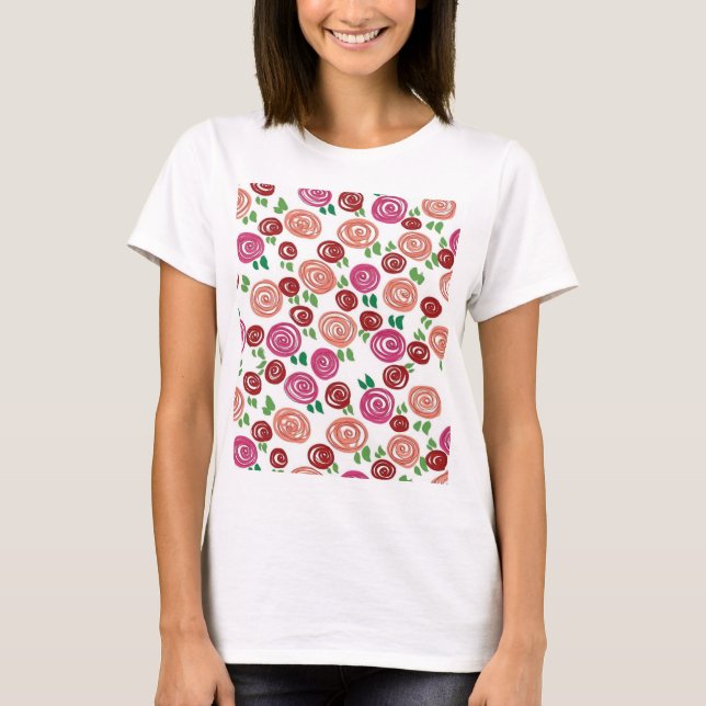 Camiseta Rosas de ensueño (Anverso)