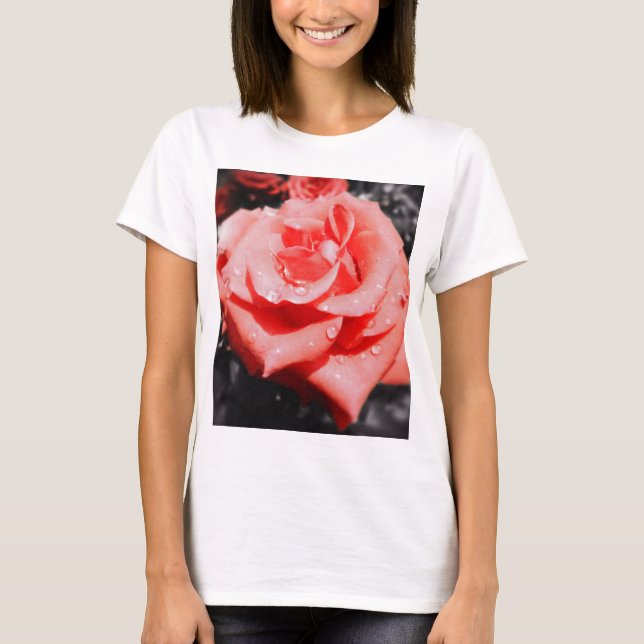 Camiseta Rosas de época (Anverso)