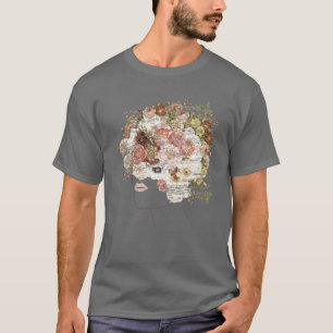 Camiseta Rosas de flores de época Peonies Magnolia Floral C