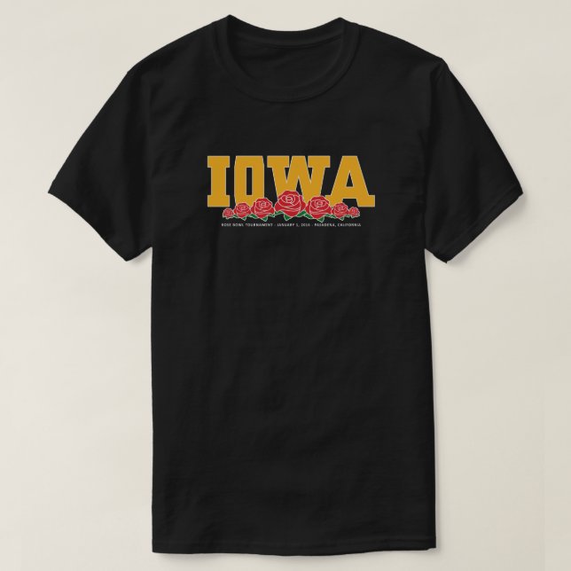 Camiseta Rosas de Iowa (Diseño del anverso)