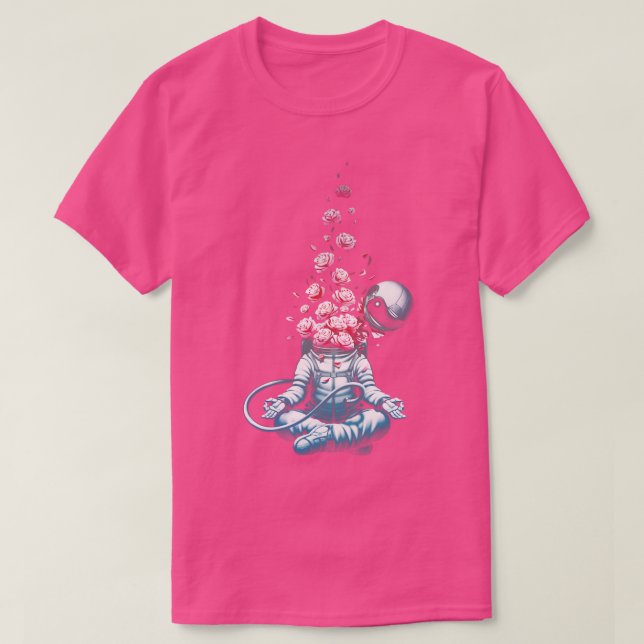 Camiseta Rosas de Meditación Astro (Diseño del anverso)