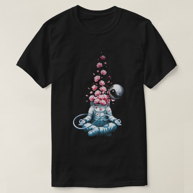 Camiseta Rosas de Meditación Astro (Diseño del anverso)