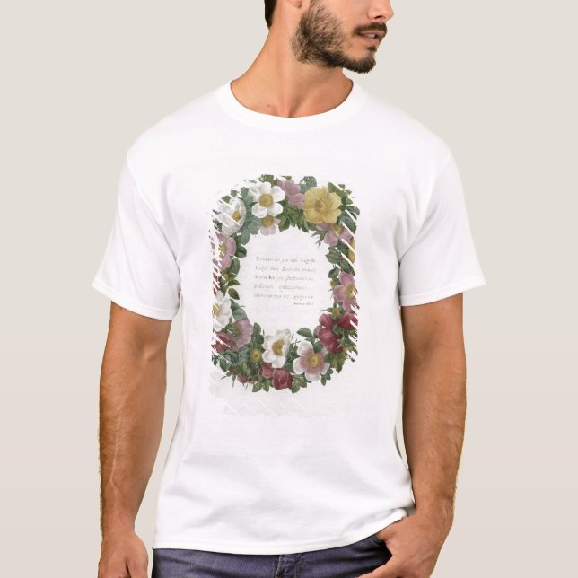 Camiseta Rosas de navidad (Anverso)