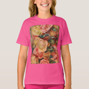 Camiseta Rosas de Renoir Impresionist Painting