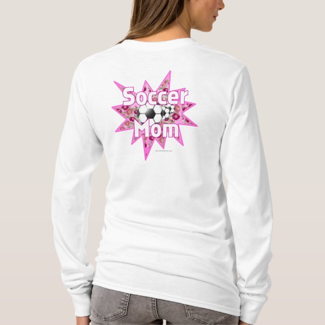 Camiseta Rosas de Soccer Mom (Reverso)