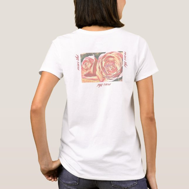 Camiseta Rosas de té del Jardín (Reverso)