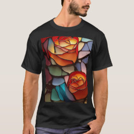 Camiseta Rosas de vidrio templado