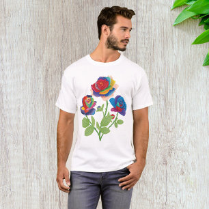 Camiseta Rosas del arcoiris